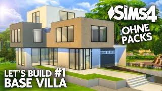 Die Sims 4 Haus bauen ohne Packs | Base Villa #1: Grundriss (deutsch)