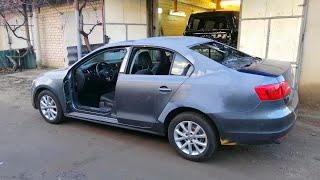 Jetta 2.5SE . Перепаковка зеркала. Уборка. Пробный выезд.