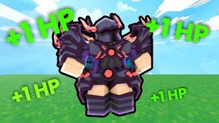 The TRINITY kit gives INFINITE HEALS In Roblox Bedwars..