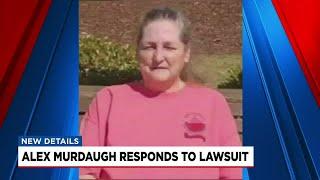 Alex Murdaugh responds to lawsuit regarding Gloria Satterfield's death