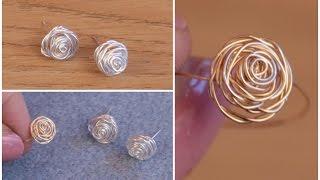 DIY: Make Silver Stud Earrings (Rose Jewellery) with Jessica Rose