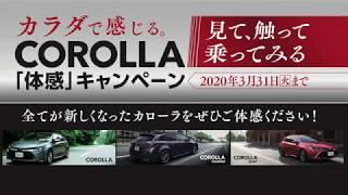 COROLLA体感キャンペーンをカローラ三重全店で開催中!   ～2020年3月31日（火）まで【90秒】