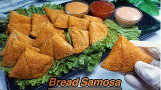 Bread Samosa Recipe || Mini Samosa Recipe ||Ready In 5 Minutes || Bread Snack Recipe  #trending #4k