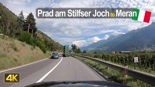 Driver's View: Driving through the Apple country South Tyrol, Italy 