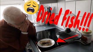 When Filipina wife fry Dried Fish | Austrian Husband Reaction | Filipina Vlogger In Vienna