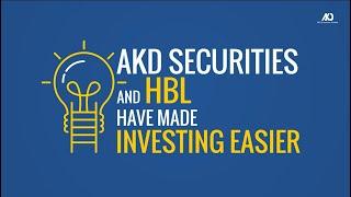 AKD Securities and HBL have made investing easier !!