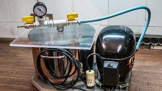 DIY Vacuum Pump And Chamber