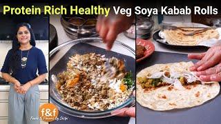 Awesome Veg Kabab Rolls - Healthy & Super Easy Recipe  Tiffin Box Recipe for Kids, Lunch Box Ideas