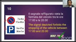 ITALIAN DRIVING QUESTIONS AND ANSWERS. QUIZ PATENTE B IN ENGLISH