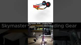 Skymaster 337B - Landing Gear #mechanical #mechanism #mechanic #solidworks #airplane