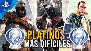 Los PLATINOS más DIFÍCILES de PLAYSTATION | Conexión Playstation