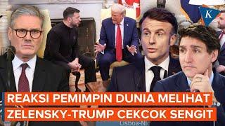 Reaksi Dunia Usai Trump-Zelensky Cekcok di Ruang Oval Gedung Putih AS