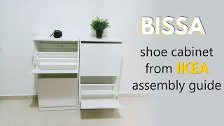 BISSA shoe cabinet from IKEA -  assembly guide  - th3 blogger