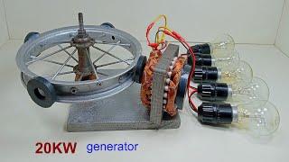 Free Electric Energy Wheel Generator 250V 20KW Big Capacitor Sirvice Free Energy Generator Idea 2024