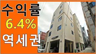 [대구원룸매매][대구상가주택매매] 역세권 수익형건물 수익률 6.4% 대지면적 102평 19가구