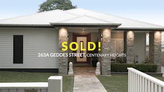 SOLD - 263a Geddes