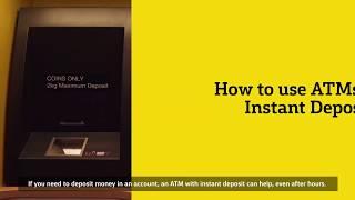 Ways to deposit money at our ATMs