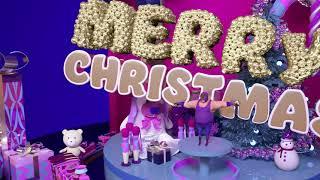 3d Christmas animation Cinema 4d (motion design) test work