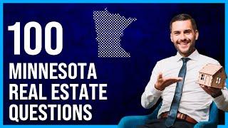 Minnesota Real Estate Exam 2023 (100 Questions with Explained Answers)