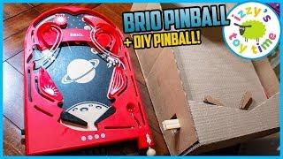 BRIO PINBALL!? We Attempt To Make OUR OWN DIY CARDBOARD PINBALL!