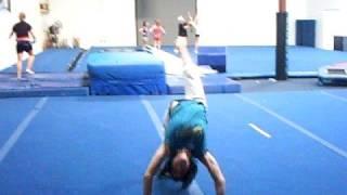 Paige One Foot Inside Outs Acro Trick