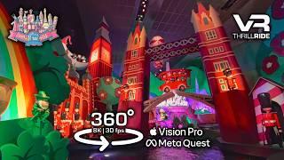 360° IT´S A SMALL WORLD  best 8K View - Disneyland Paris Stunning onride POV 2025