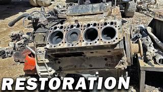 Afghan Mechanic Demonstrates Mercedes V8 Engine Restoration with Basic Tools