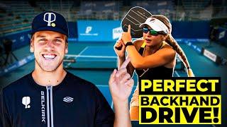 This is the BEST backhand in pickleball. Learn Anna Leigh Waters Backhand