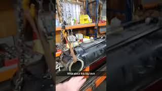 Massive cylinder rebuild #mechanic #shop #hydraulic