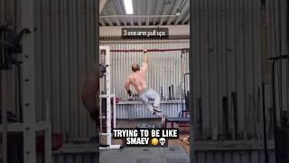 TRYING ANDREY SMAEV’S ONE ARM PULL UPS!!? 