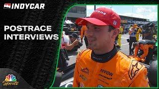 IndyCar Series POSTRACE INTERVIEWS: Honda Indy 200 at Mid-Ohio | 7/7/24 | Motorsports on NBC