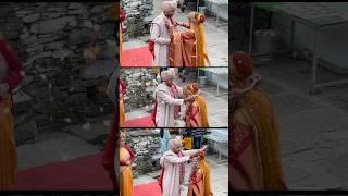 Destination wedding in Triyuginarayan temple #triyuginarayan #kedarghati #couplegoals #jaimalavideo