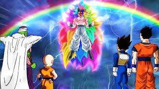 The Grandfather of Angels teaches Goku the Infinite Rainbow Form to kill traitorous kings