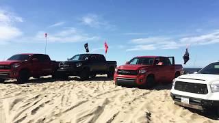 Toyota Tundra TRD PRO Squad At Pismo Oceano Dunes for the Turf N Surf 2017