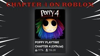 POPPY PLAYTIME CHAPTER 4 ON ROBLOX