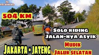 SOLO RIDING JALUR SELATAN,, MUDIK JAKARTA JAWA TENGAH,, PEMANDANGAN-NYA JOSS #mudik #soloride