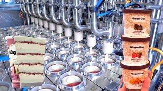 INSIDE THE FACTORY HÄAGEN DAZS ICE CREAM MAKING MACHINES