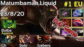 Matumbaman [Liquid] Lifestealer - Dota 2 Full Game 7.19
