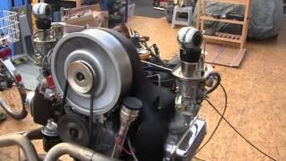 VW -Type 4-Engine Start-up 2,4l - 48 Weber IDF-Part1