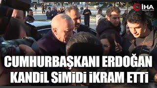 Cumhurbaşkanı Erdoğan Vatandaşların Regaip Kandillerini Kutladı