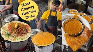 India's Most Cheesy & Buttery Ghotala Dosa in Ahmedabad | Indian Street Food