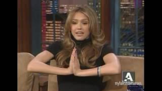 JESSICA ALBA HAS FUN WITH LENO