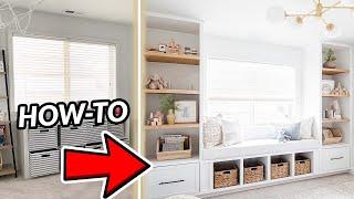 DIY BUILT-IN READING NOOK | NURSERY MAKEOVER