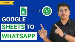 Send WhatsApp Message From Google Sheets - Google Sheets To WhatsApp Automation Using Suretriggers