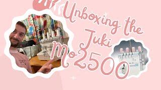 #fridaysews Unboxing the Juki MO-2500 Sumato