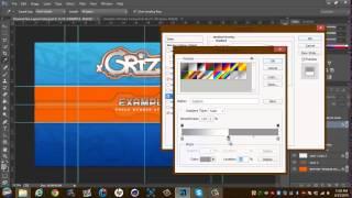 Photoshop Tutorial- How to make a professional style 2d banner.
