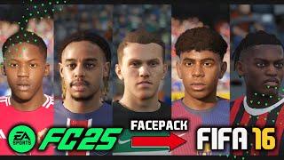 FIFA 16 PC FACEPACK CONVERSION FROM EA FC 25 (4720 Faces) TU2