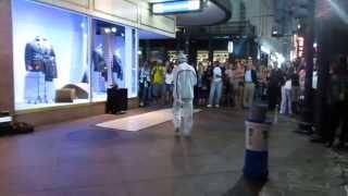 Cool Street Mime Dancers - Canal Street New Orleans