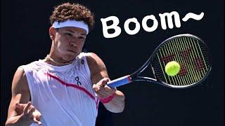 5 minutes of Ben Shelton's monster forehand! #tennis#shelton