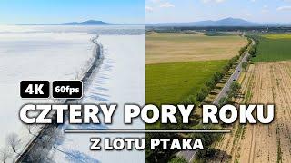 Cztery pory roku z lotu ptaka w 4K